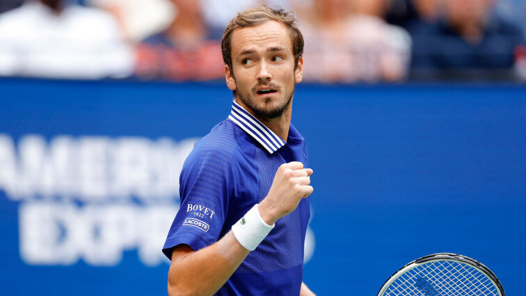 Daniil Medvedev am Sonntag in New York City