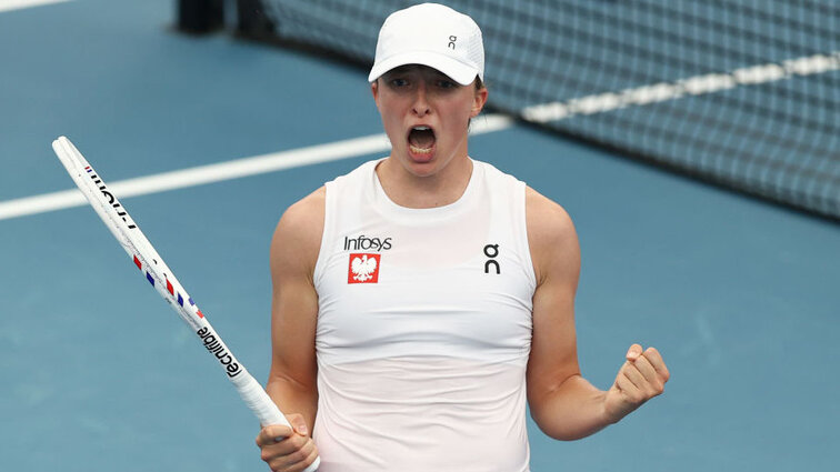 Iga Świątek hat beim United Cup ihre weiße Weste behalten Iga Świątek hat beim United Cup ihre weiße Weste behalten