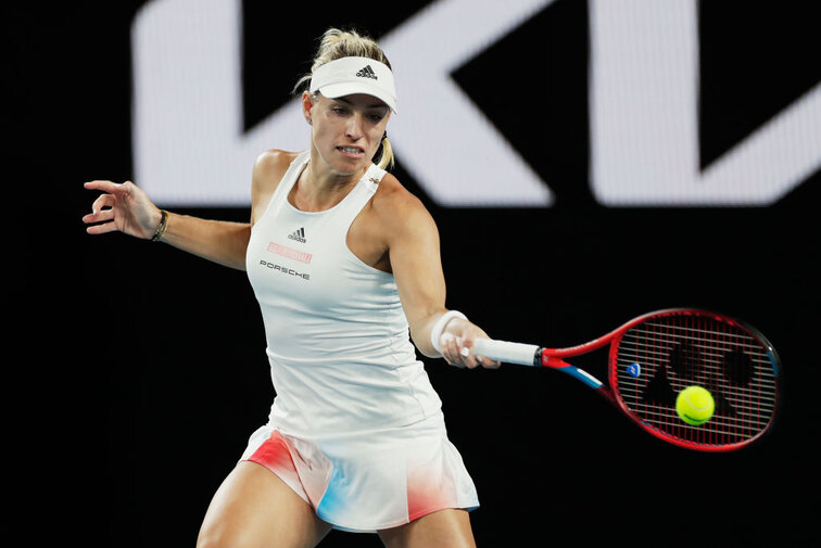 Angelique Kerber was eliminated in lap one