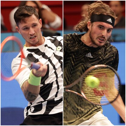 Dennis Novak trifft in der ersten Runde von Wien auf Stefanos Tsitsipas Dennis Novak trifft in der ersten Runde von Wien auf Stefanos Tsitsipas