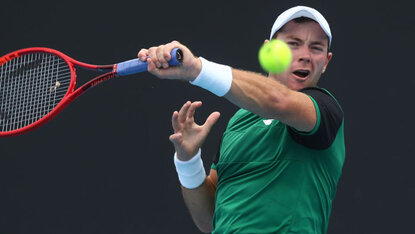Stien grundlæggende vold Australian Open: Dominik Koepfer wins a duel with Dominic Thiem ·  tennisnet.com