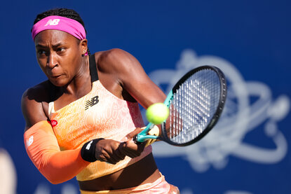 Coco Gauff hat in Toronto sicher die zweite Runde erreicht Coco Gauff hat in Toronto sicher die zweite Runde erreicht