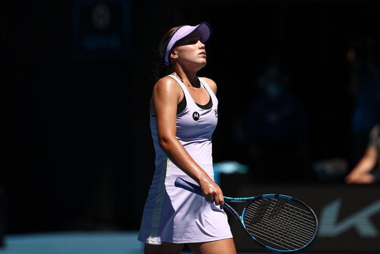 Sofia Kenin schied in der zweiten Runde der Australian Open aus Sofia Kenin at the Australian Open in Melbourne