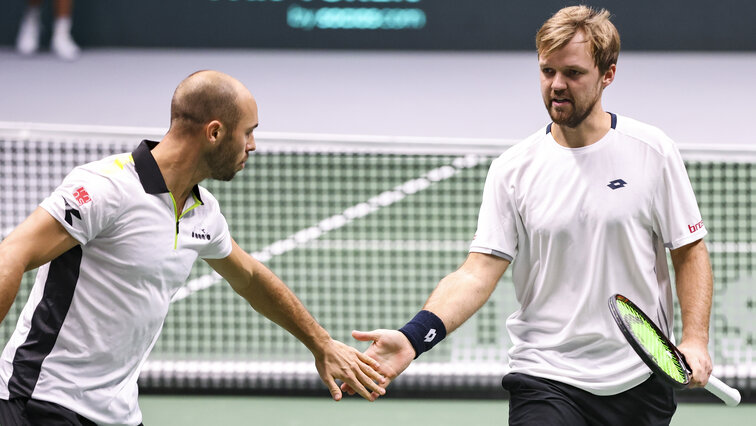 Tim Pütz und Kevin Krawietz bleiben in Davis-Cup-Doppeln unbesiegt