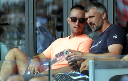 Auch Goran Ivanisevic wurde positiv auf COVID-19 getestet. Auch Goran Ivanisevic wurde positiv auf COVID-19 getestet.