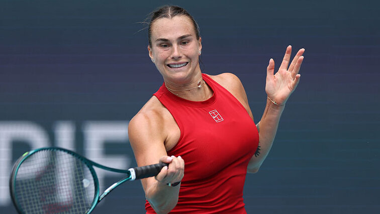 Aryna Sabalenka war in Miami nicht zu stoppen