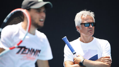 Dominic Thiem und Alex Stober gehen nun getrennte Wege Dominic Thiem und Alex Stober gehen nun getrennte Wege