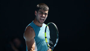 Carlos Alcaraz zeigte eine starke Leistung