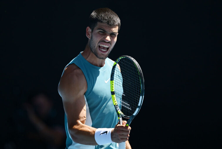 Carlos Alcaraz zeigte eine starke Leistung Carlos Alcaraz zeigte eine starke Leistung