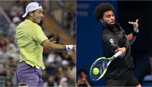 Jan-Lennard Struff und Arthur Fils spielen um den Finaleinzug in Brüssel.