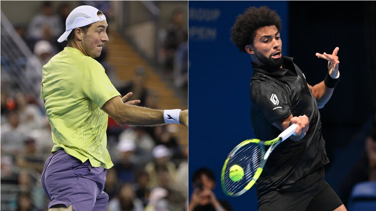 Jan-Lennard Struff und Arthur Fils spielen um den Finaleinzug in Brüssel.