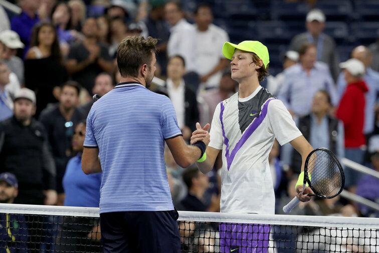 Stan Wawrinka fordert Jannik Sinner Stan Wawrinka challenges Jannik Sinner