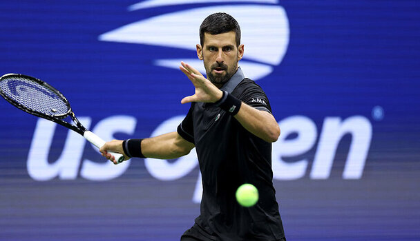 Novak Djokovic am Sonntagabend in New York City