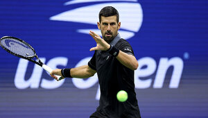 Novak Djokovic am Sonntagabend in New York City