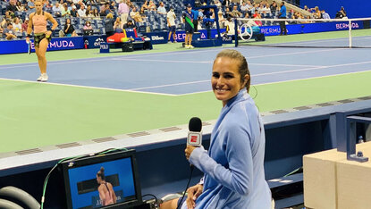 Monica Puig bei den US Open 2021 Monica Puig bei den US Open 2021