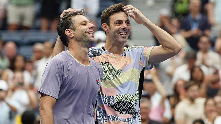 Horacio Zeballos und Marcel Granollers durften in New York schon wieder feiern