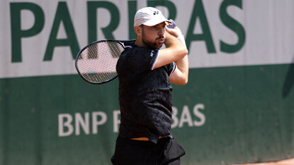 Jurij Rodionov steht in der zweiten Qualifikationsrunde für die French Open 2023