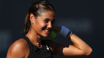 Emma Raducanu arbeitet derzeit an ihrer Fitness Emma Raducanu arbeitet derzeit an ihrer Fitness