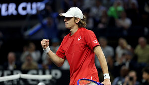 Alex De Minaur trumphte beim Laver Cup erneut für das "Team World" auf.