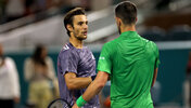 Lorenzo Musetti und Novak Djokovic treffen zum zehnten Mal auf der Tour aufeinander.