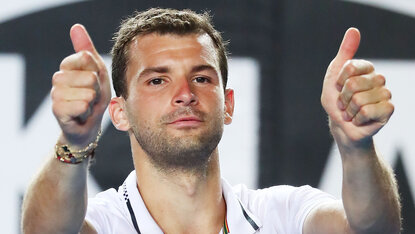 Grigor Dimitrov Grigor Dimitrov hat als nächste Etappe das Achtelfinale eingeplant