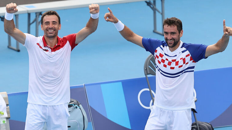 Ivan Dodig and Marin Cilic are playing for Olympic gold