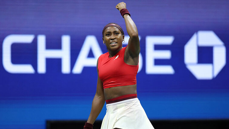 Coco Gauff durfte auch nach ihrem zweiten Match bei den US Open 2025 jubeln
