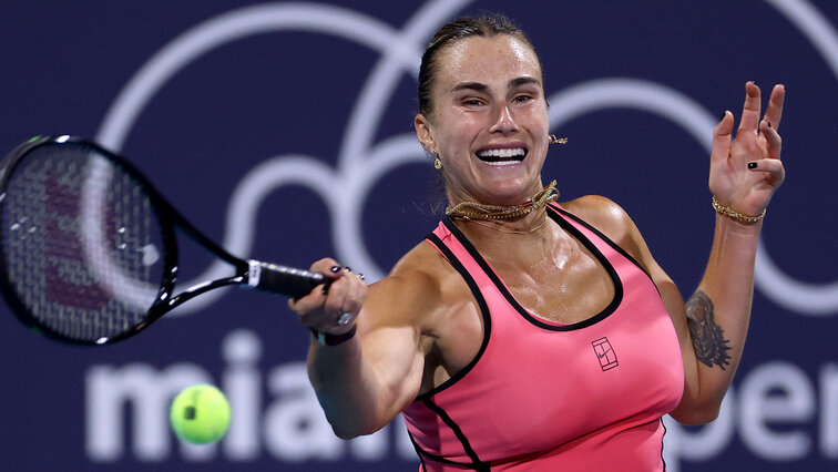 Aryna Sabalenka steht in Miami im Achtelfinale.