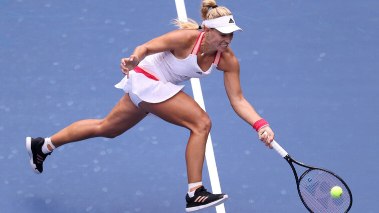 Angelique Kerber am Montag in New York