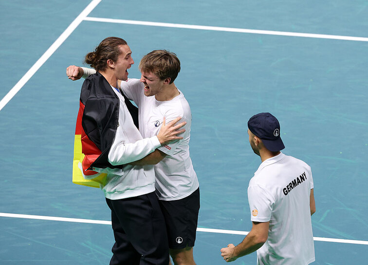 Alexander Zverev gewann sein Einzel gegen Francisco Cerundolo