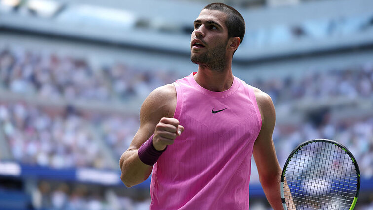 Carlos Alcaraz am Freitag in New York City Carlos Alcaraz am Freitag in New York City