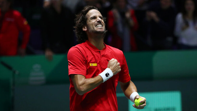 Der Herr Turnierdirektor in seinem Element: Feliciano Lopez