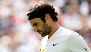 Roger Federer hatte 2018 in Indian Wells einiges zu grübeln