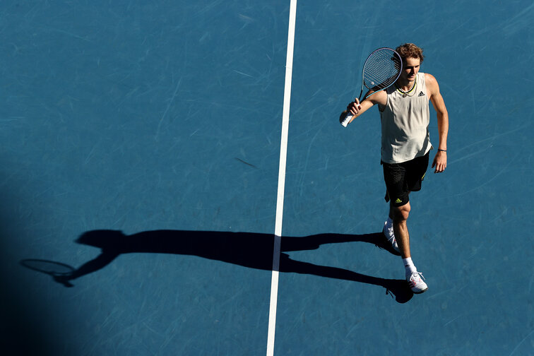 Alexander Zverev spielt sich bei den Australian Open in Topform Alexander Zverev spielt sich bei den Australian Open in Topform
