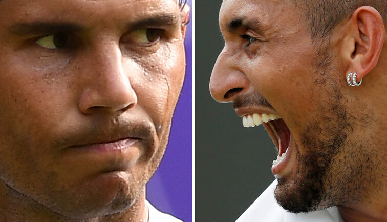 Rafael Nadal und Nick Kyrgios Rafael Nadal und Nick Kyrgios