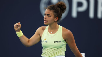 Jasmine Paolini steht erstmals in diesem Jahr in einem Halbfinale. Jasmine Paolini steht erstmals in diesem Jahr in einem Halbfinale.