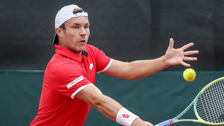 Lucas Miedler hat in der Qualifikation für die Erste Bank Open einen harten Gegner erwischt