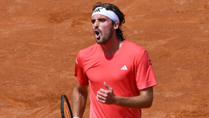 Stefanos Tsitsipas hat in Rom seinen Flow gefunden Stefanos Tsitsipas hat in Rom seinen Flow gefunden