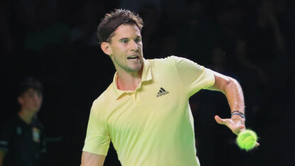 Dominic Thiem hat sich mal wieder an Joao Sousa aufgebaut Dominic Thiem hat sich mal wieder an Joao Sousa aufgebaut