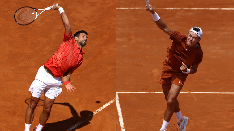 Novak Djokovic und Holger Rune geraten im Viertelfinale des ATP-Masters-1000-Turniers in Rom aneinander