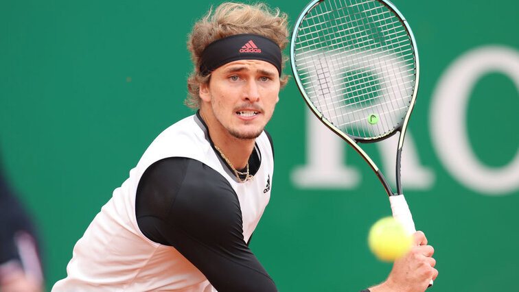 Alexander Zverev on Thursday in Monte Carlo