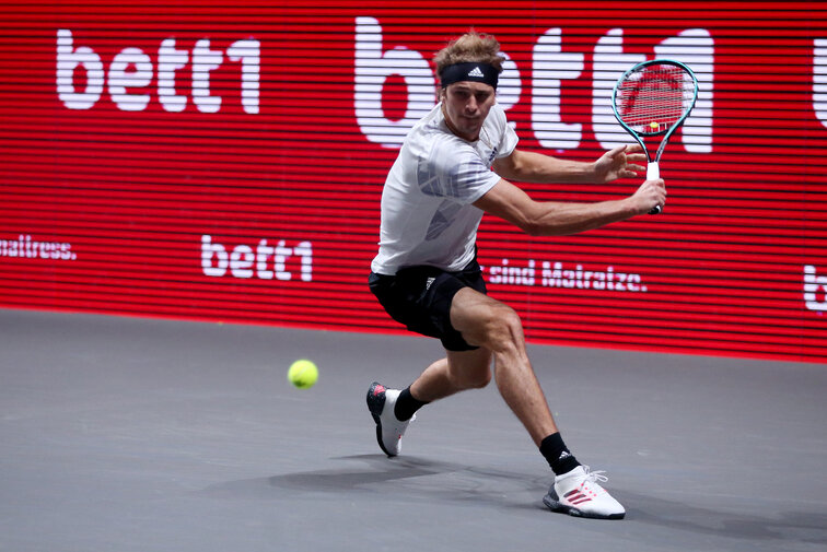 Alexander Zverev is in the final at the ATP event in Cologne