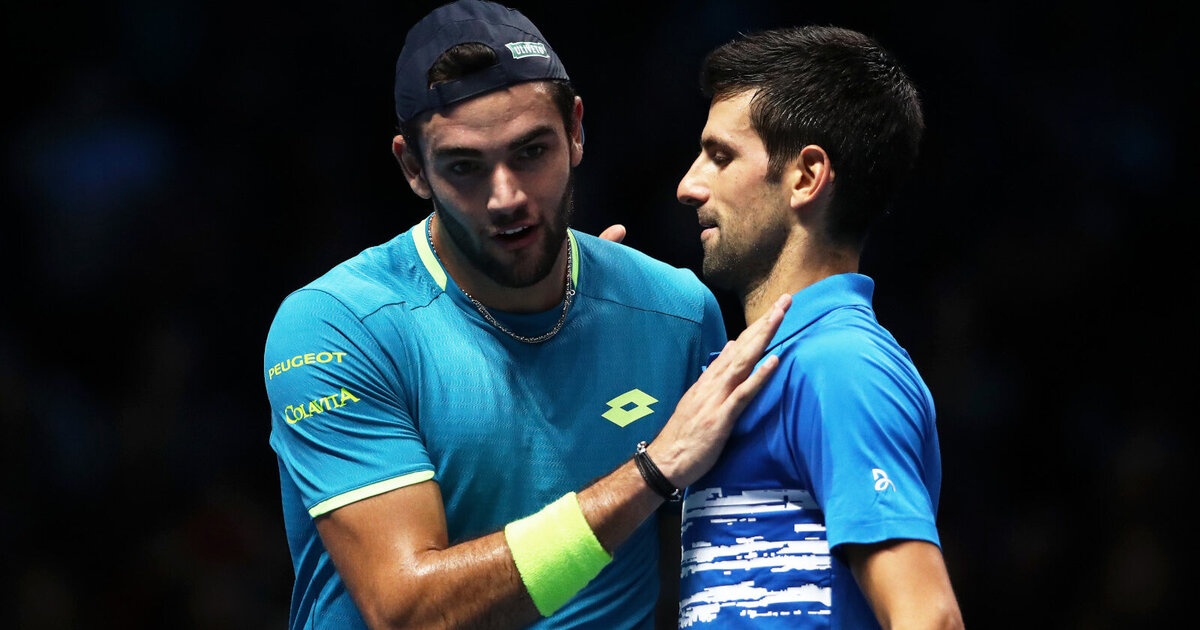 Atp Finals London Berrettini Impressed By Djokovic Tennisnet Com
