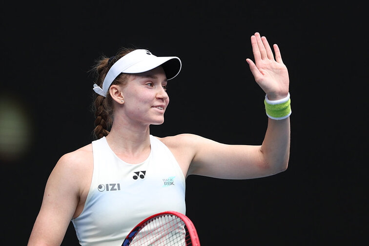 Elena Rybakina zeigte eine beeindruckende Leistung Elena Rybakina zeigte eine beeindruckende Leistung