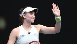 Elena Rybakina zeigte eine beeindruckende Leistung