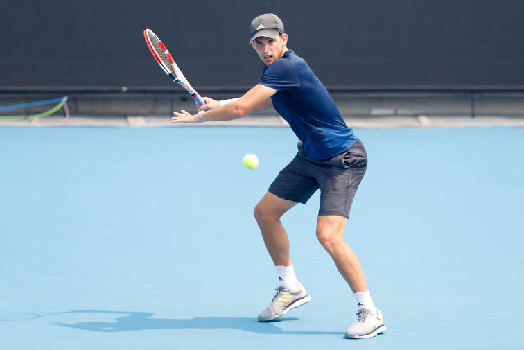 Dominic Thiem in Melbourne