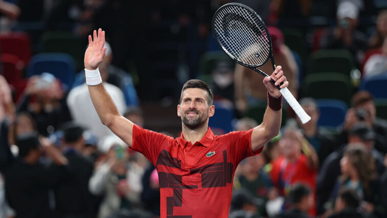 Djokovic geht in Melbourne aufs Ganze Djokovic geht in Melbourne aufs Ganze