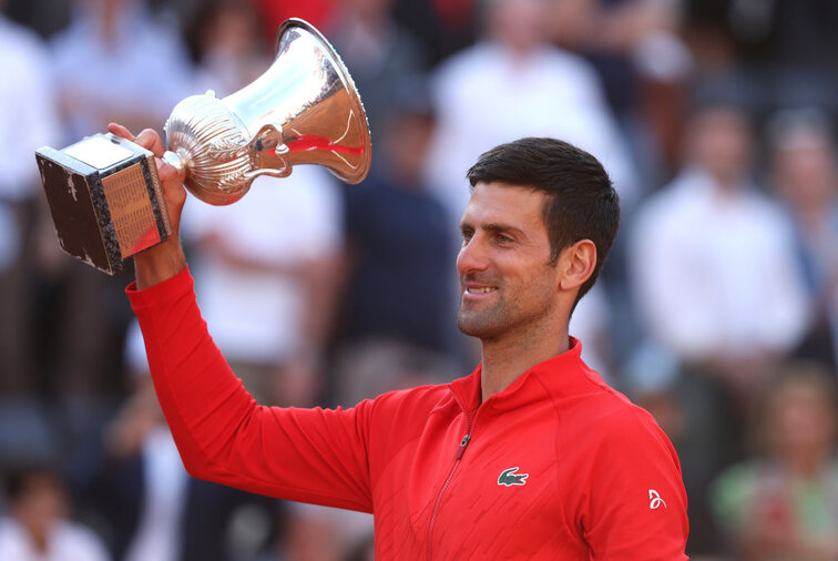 Novak Djokovic siegte in Rom Novak Djokovic siegte in Rom