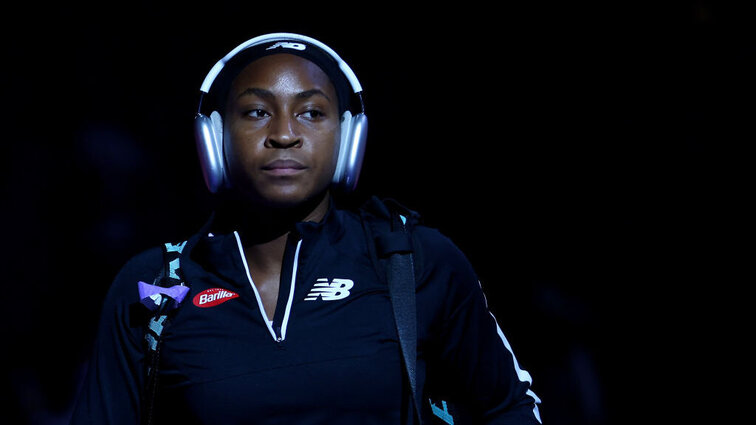Coco Gauff spricht darüber, wie sie mit Erwartungen umgeht. Coco Gauff spricht darüber, wie sie mit Erwartungen umgeht.