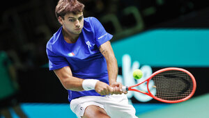 Flavio Cobolli am Mittwoch in Bologna